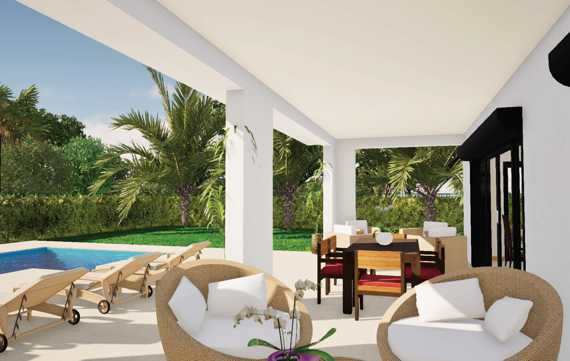 Cuisine vue bar